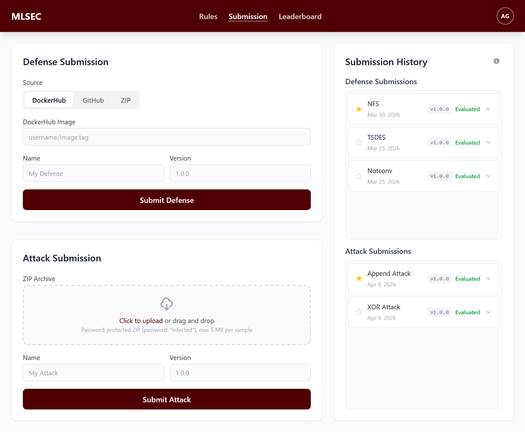 Machine Learning Security Evasion Competition 2.0 screenshot