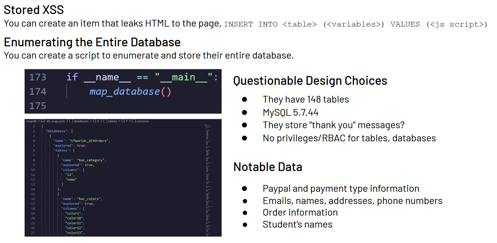 SQL Guesser screenshot